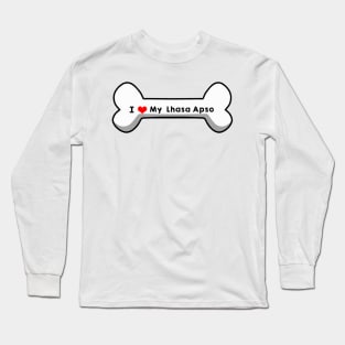 I Love My Lhasa Apso Long Sleeve T-Shirt